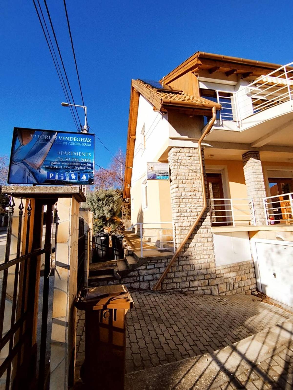 Apartman Vitorlas Vendeghaz Balatonfüred Zewnętrze zdjęcie